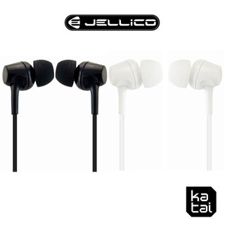 JELLICO 電競系列輕巧好音質線控入耳式耳機 黑/白 JEE-CT29