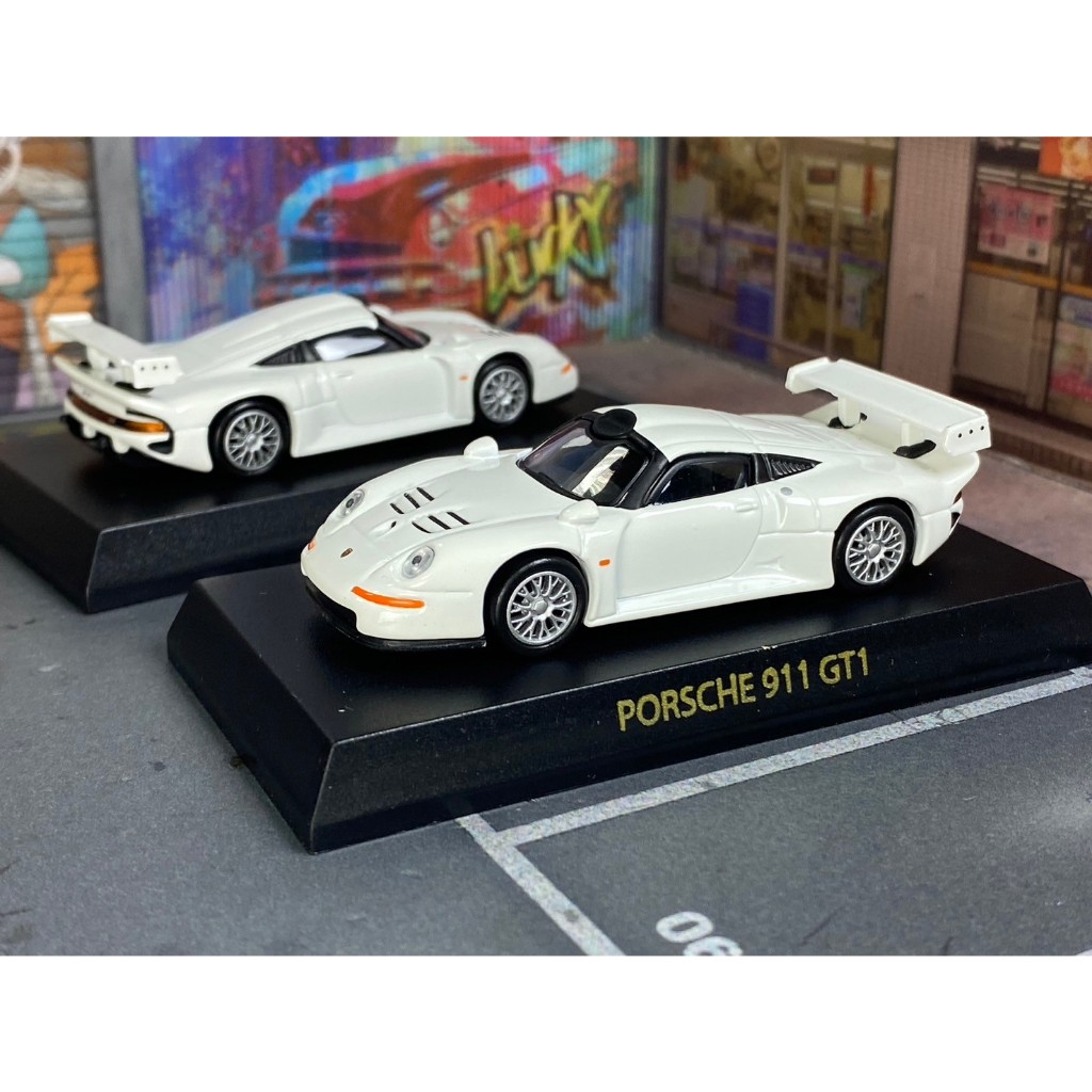 Kyosho京商-B32-車新無卡無盒-白- PORSCHE 911 GT1