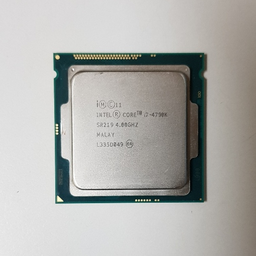 intel Core i7-4790K 1150腳位 4核心 超頻CPU 附原廠銅芯散熱風扇 2手良品 功能正常