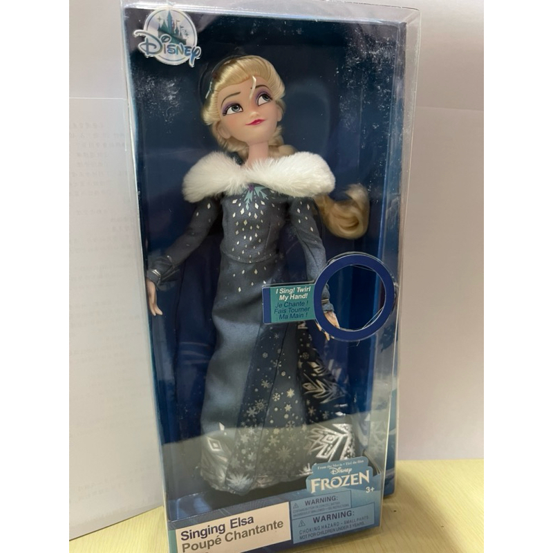 全新 現貨 精緻版 冰雪奇緣 聖誕 艾莎 唱歌 娃娃 番外篇 雪寶的佳節冒險