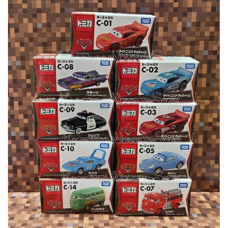 京櫻小舖 TOMICA トミカ 迪士尼 Cars 汽車總動員 電影版 絕版品 麥坤 脫線 莎莉 阿飛