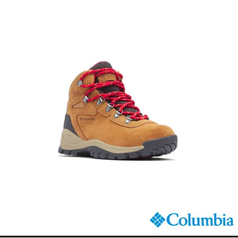 二手Columbia 哥倫比亞 女款- Omni-Tech防水高筒登山鞋- 土黃US6