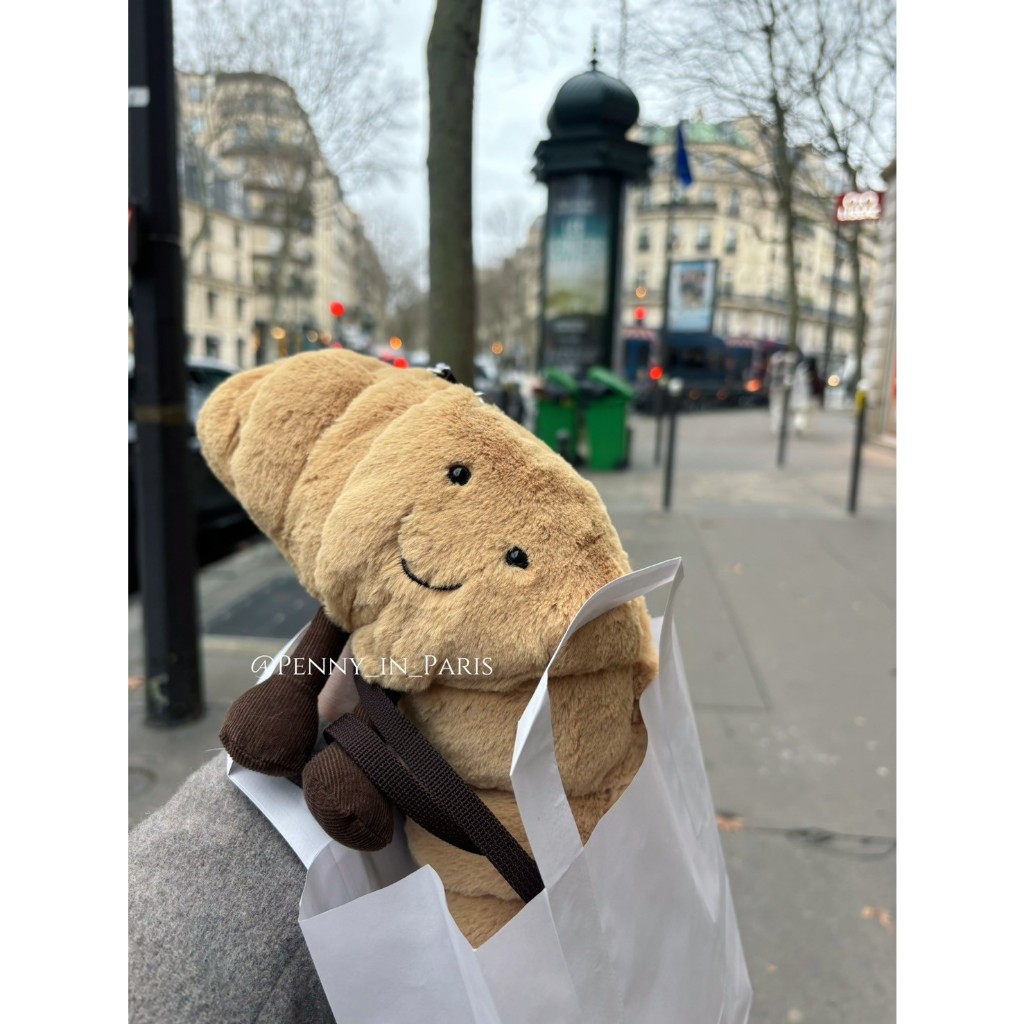 [N&amp;N store]法國代購 英國 Jellycat 可頌小包 牛角麵包 斜背包 小包 隨身包 側背包