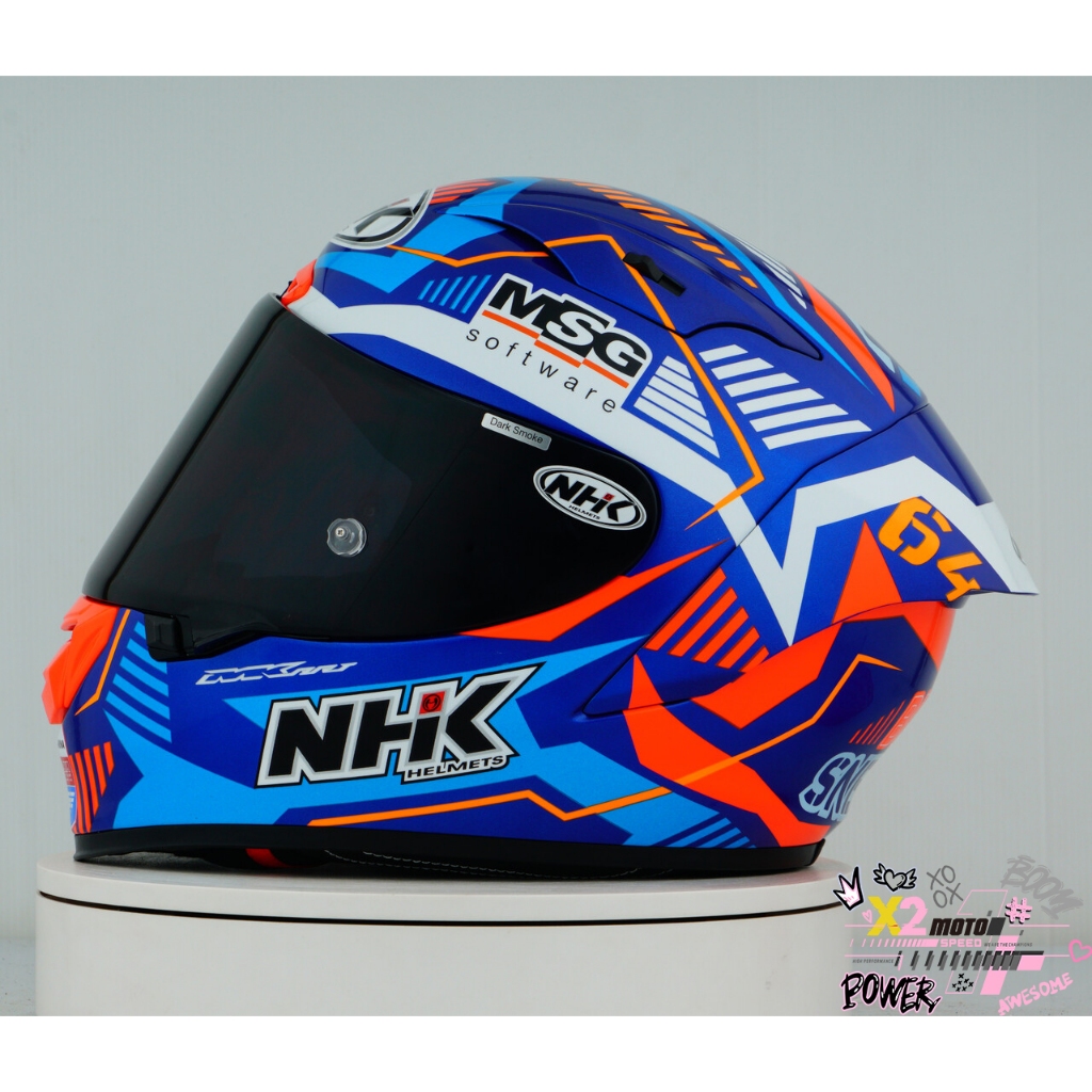 💟X2 Moto💟 NHK® GP-R Tech ABS BB64 #5 Bo Bensneyder 安全帽