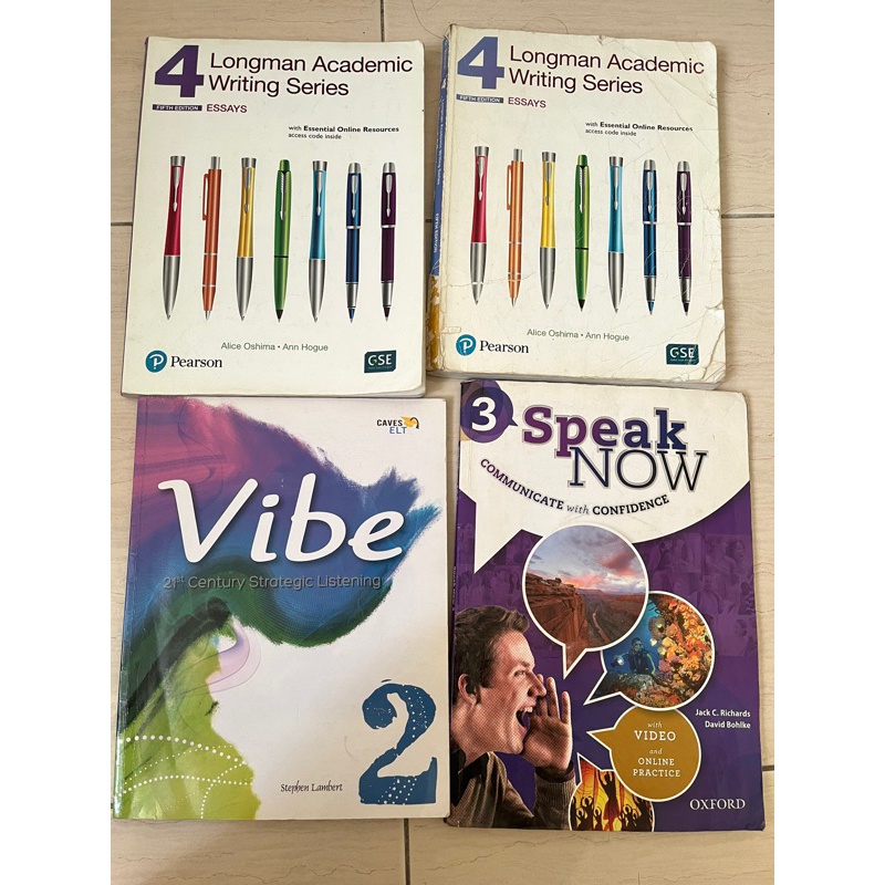 Longman Academic Writing Series4/Speak now3/Vibe2