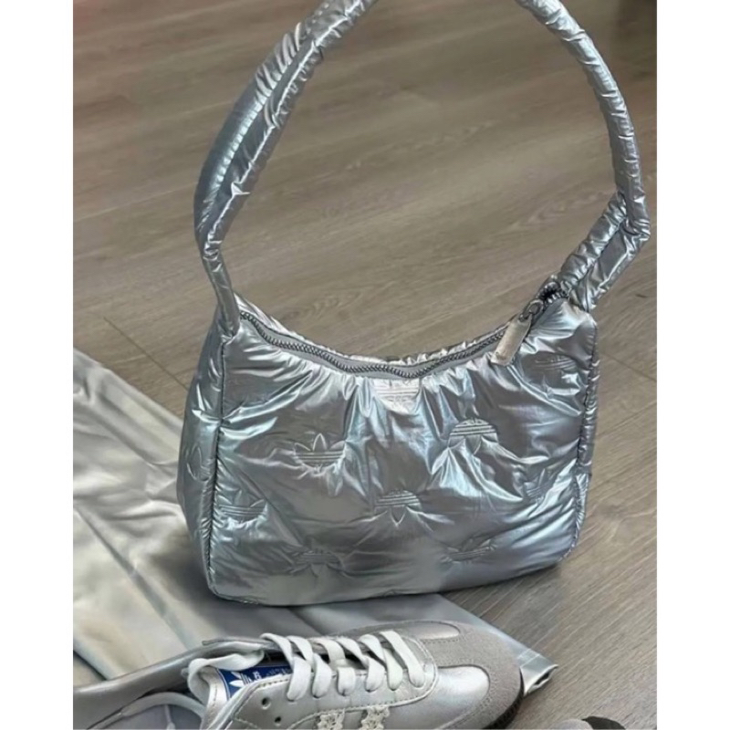 日本帶回 現貨Adidas Stan Mini Shoulder Bag Y2K 銀色 雲朵包 II3393