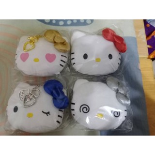 7-11 HELLO kitty 50週年絨毛吊飾零錢包鑰匙圈