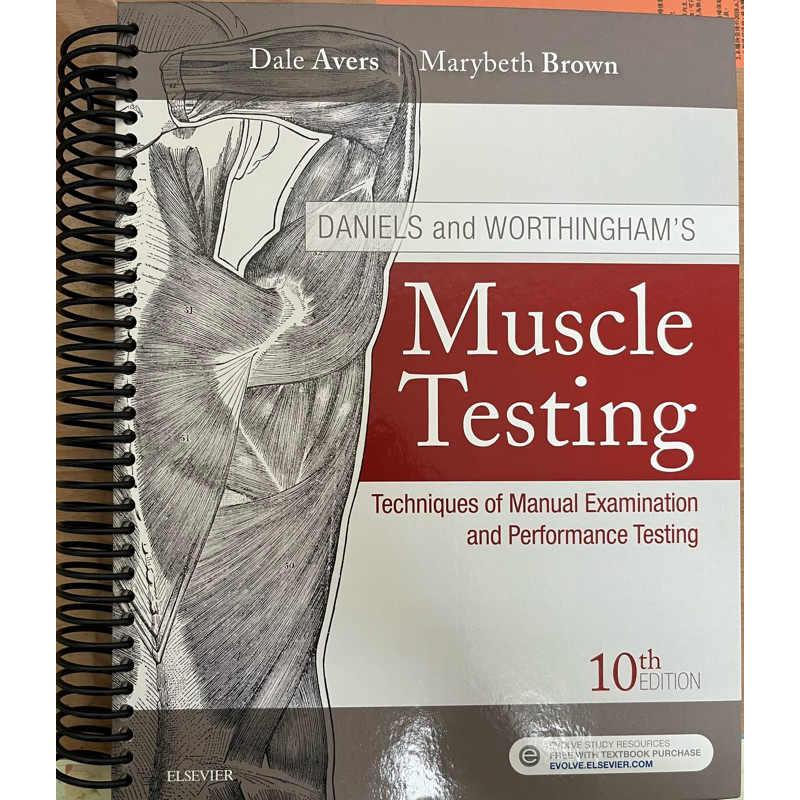 [二手］Muscle Testing 物理治療用書