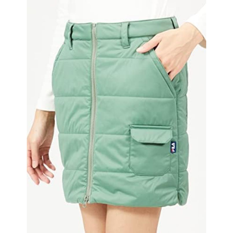 FILA GOLF女士高爾夫球裙圖案（M碼/綠色） 日本購入