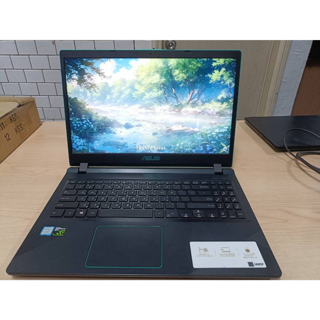 元氣本舖二手華碩i7-8550U/20G/GTX1050 2G/1T+128G筆電(型號X560U)