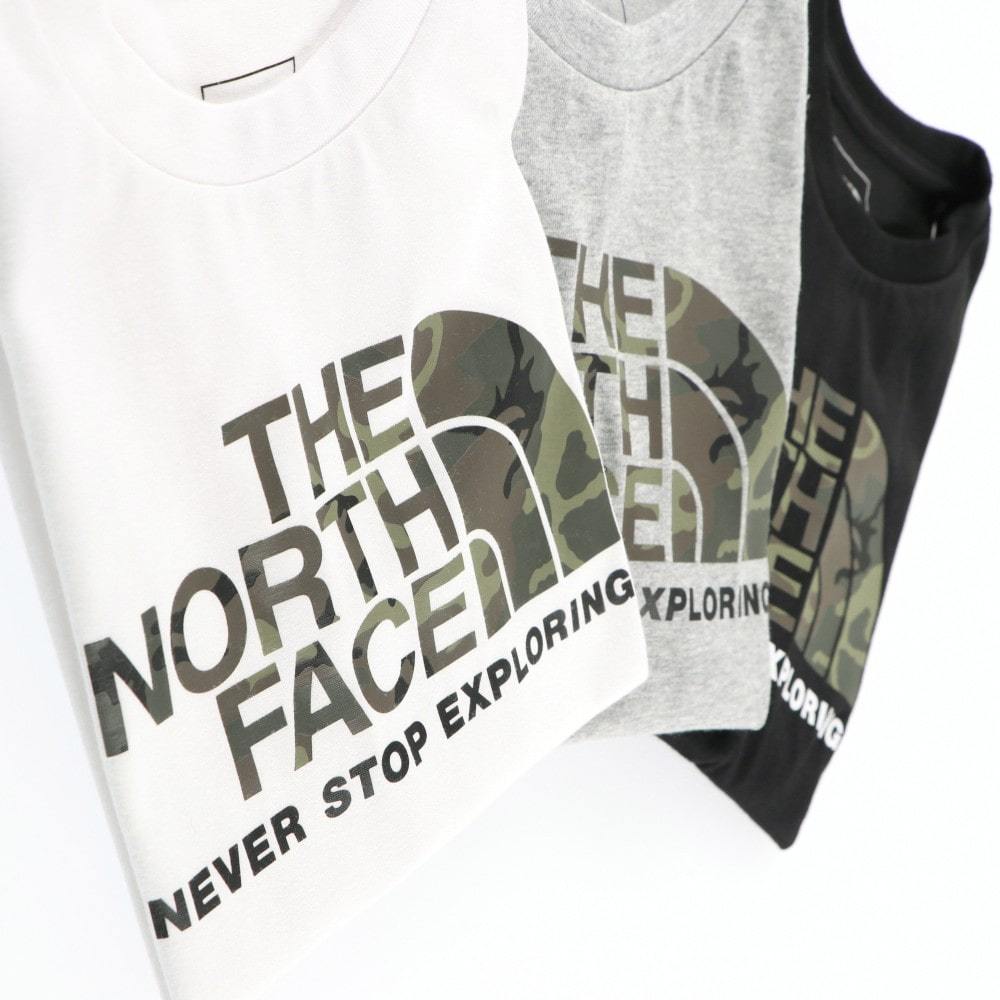 日本童裝代購 THE NORTH FACE 迷彩短袖上衣