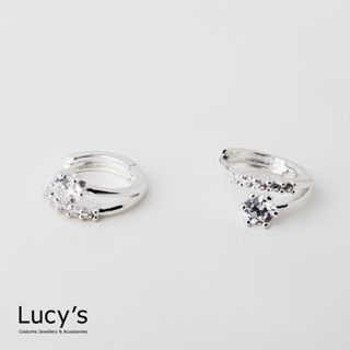 Lucy's 925純銀 璀璨之鑽 易扣耳環 (76195)