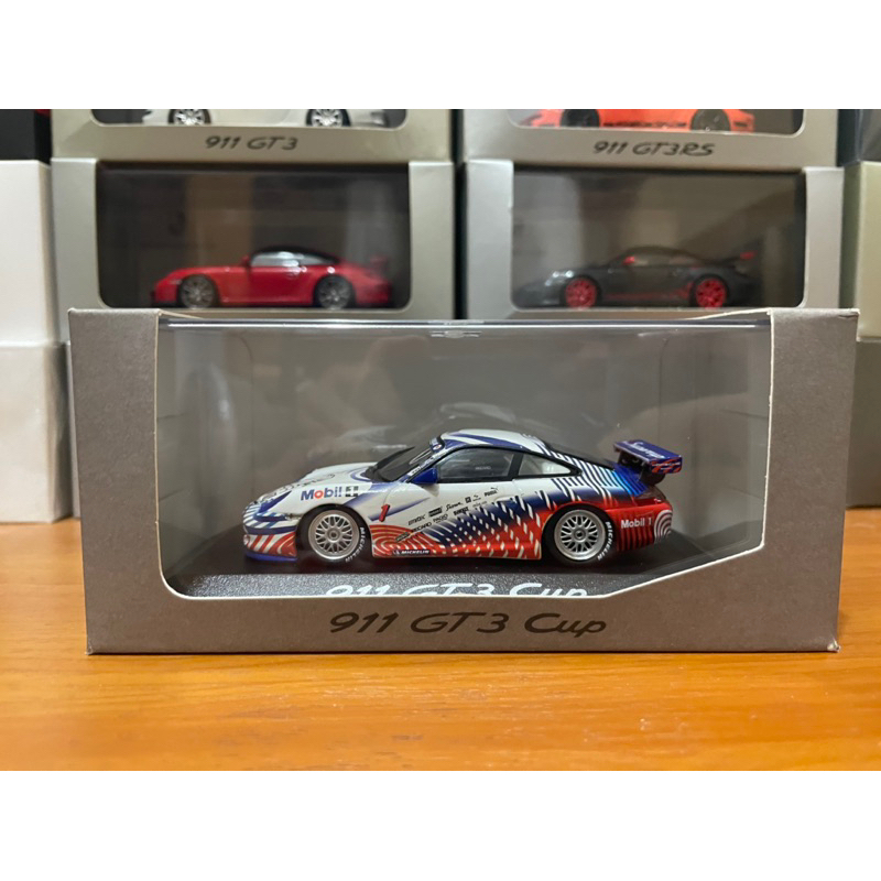 調整收藏 原廠1/43 Porsche 996 GT3 Cup 原廠精品 稀有絕版品