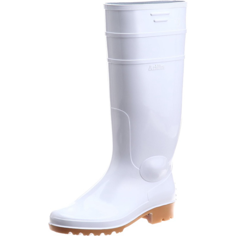 現貨在台《全新》好市多 生鮮區工作人員 日本製🇯🇵特高筒男雨靴雨鞋Achilles 颜色: 白色 尺寸: 28.0 cm