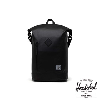 Herschel Roll Top Backpack【11194】黑 包包 豬鼻子 後背包 捲頂包 素面包 PPBOX