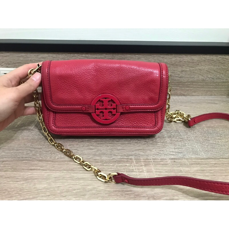 Tory Burch 鏈子皮夾 Woc 牛皮鏈條小包