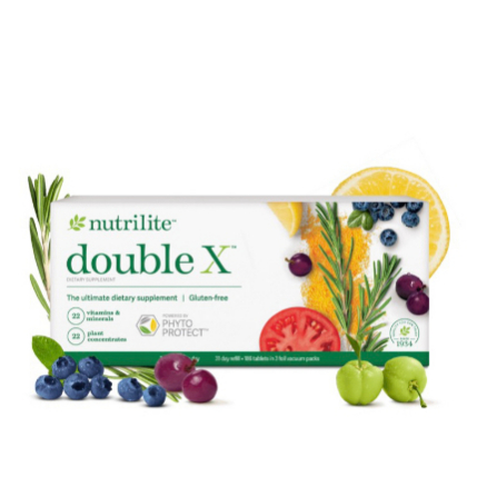 全新正品 安麗 Amway DOUBLE X 蔬果綜合營養片-Refill 補充包 紐崔萊