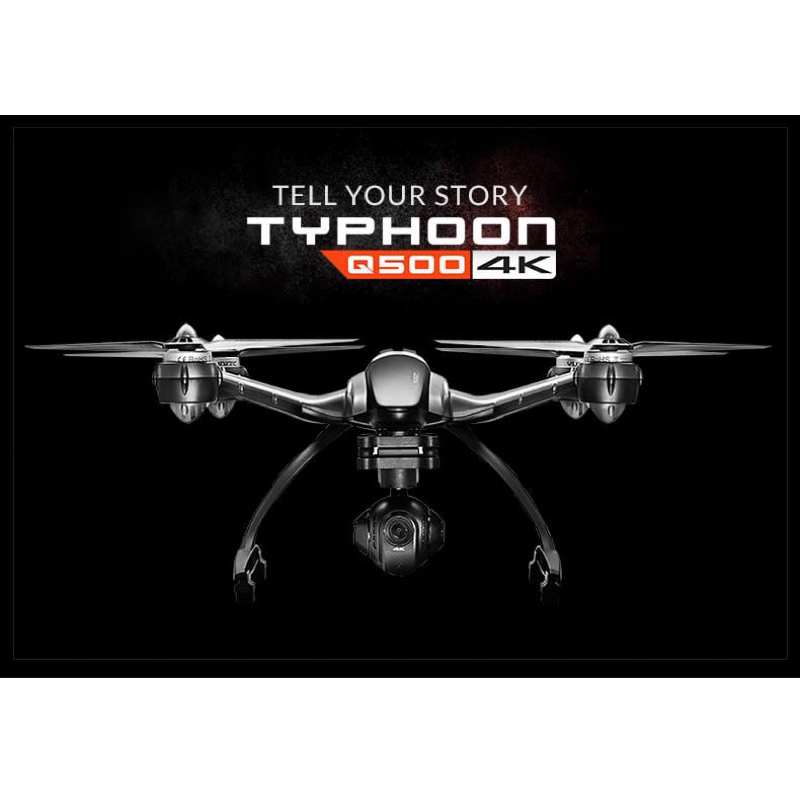 空拍 頂規的四軸飛行器 YUNEEC TYPHOON Q500 4K 雙電鋁箱版