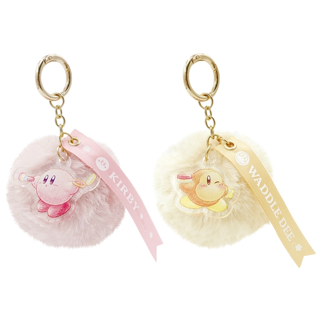 【現貨】星之卡比 鑰匙圈 吊飾 絨毛吊飾 毛毛球鑰匙圈 包包吊飾 卡比之星 Kirby 日本正版