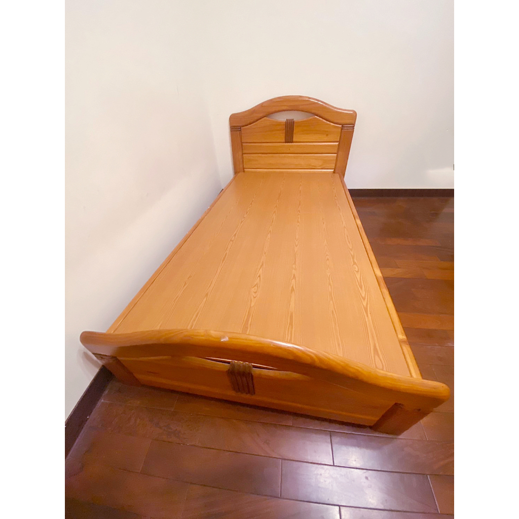 木製 很新少用 單人床 床架 (編號單G號)~限台中自取不寄送