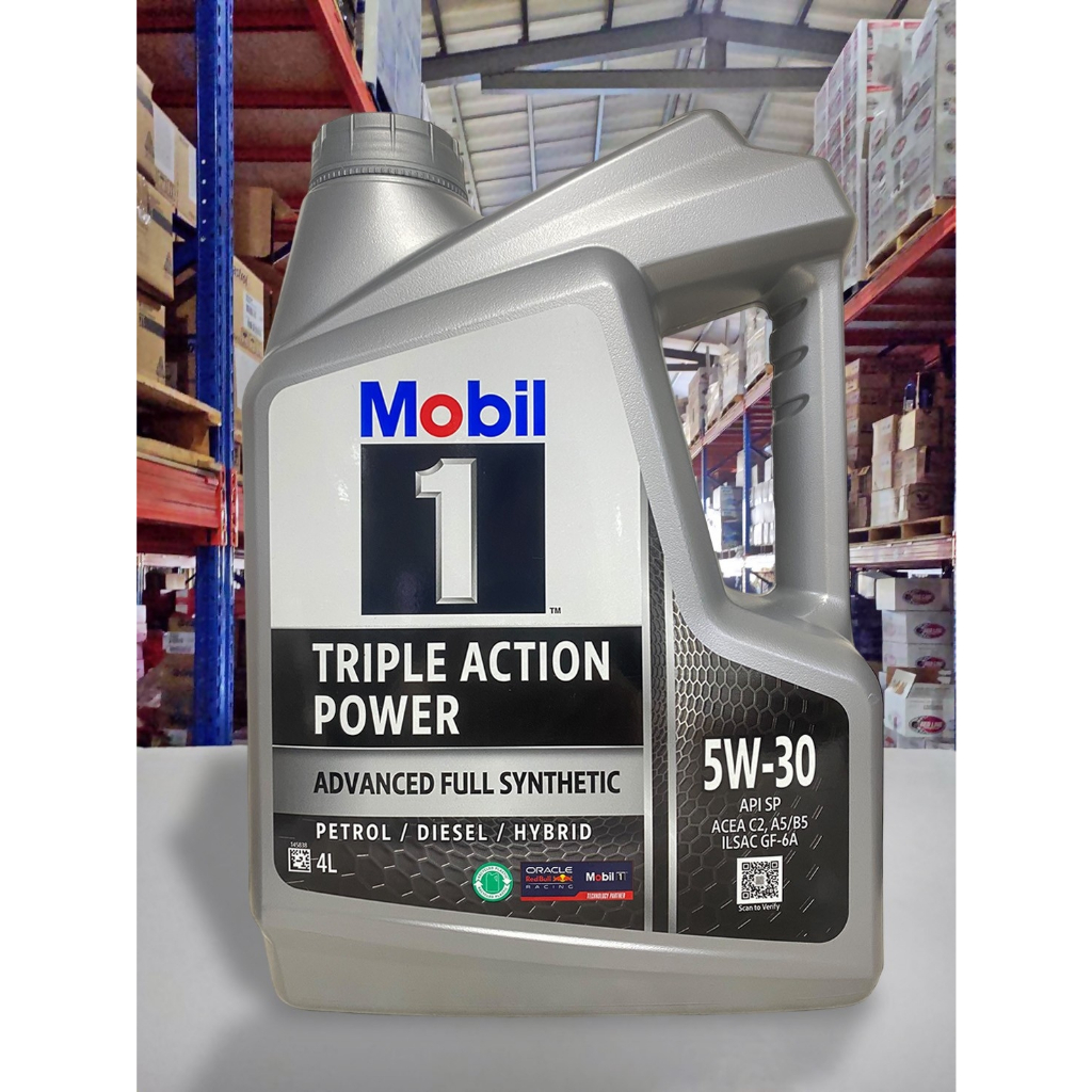 『油工廠』MOBIL 1 TRIPLE ACTION POWER 5W30 5w-30 4L 全合成 汽、柴 油電車