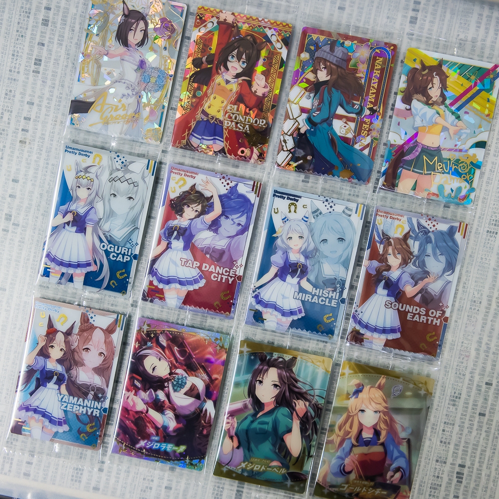 賽馬娘 第七彈 威化餅 食玩 卡 卡片 卡牌（氣槽、目白山峰、名將怒濤、目白多伯、跳舞城、神鷹、中山慶典、黃金城