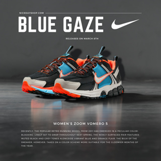 NICEDAY 現貨 Nike Zoom Vomero 5 黑藍 男女尺寸 慢跑鞋 輕量化 女款FZ3963-010