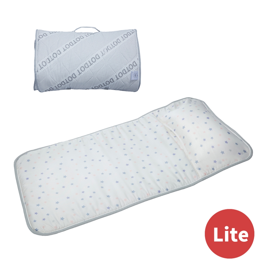 享居DOTDOT 2in1-Lite天絲睡袋睡墊(仲夏星空) 輕巧小體積 專利產品 防螨抗菌 透氣防滑 台灣製