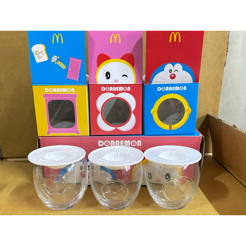 哆啦A夢 Doraemon 麥當勞聯名 南極大冒險玻璃杯組