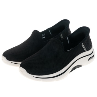 Skechers GO WALK ARCH FIT 2.0 女 健走系列 瞬穿舒適科技 寬楦 黑-125315WBKW