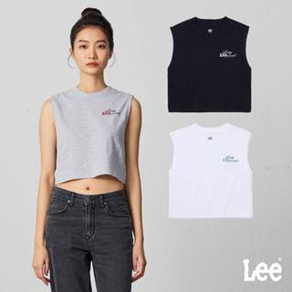 Lee 小LOGO休閒背心 女 灰色 黑色 白色 LB416004