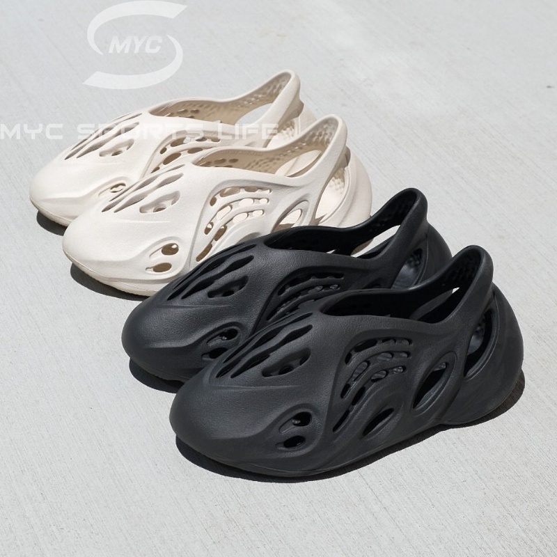-MYC-Adidas Yeezy Foam Rnnr  Sand 沙色 米白 黑色 洞洞鞋 HP8739 FY4567