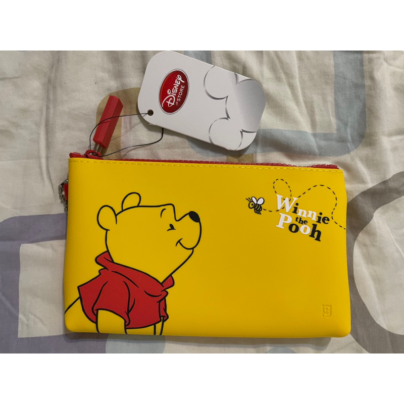 日本迪士尼商店Disney store小熊維尼Winnie the Pooh鉛筆盒文具袋（化妝包）