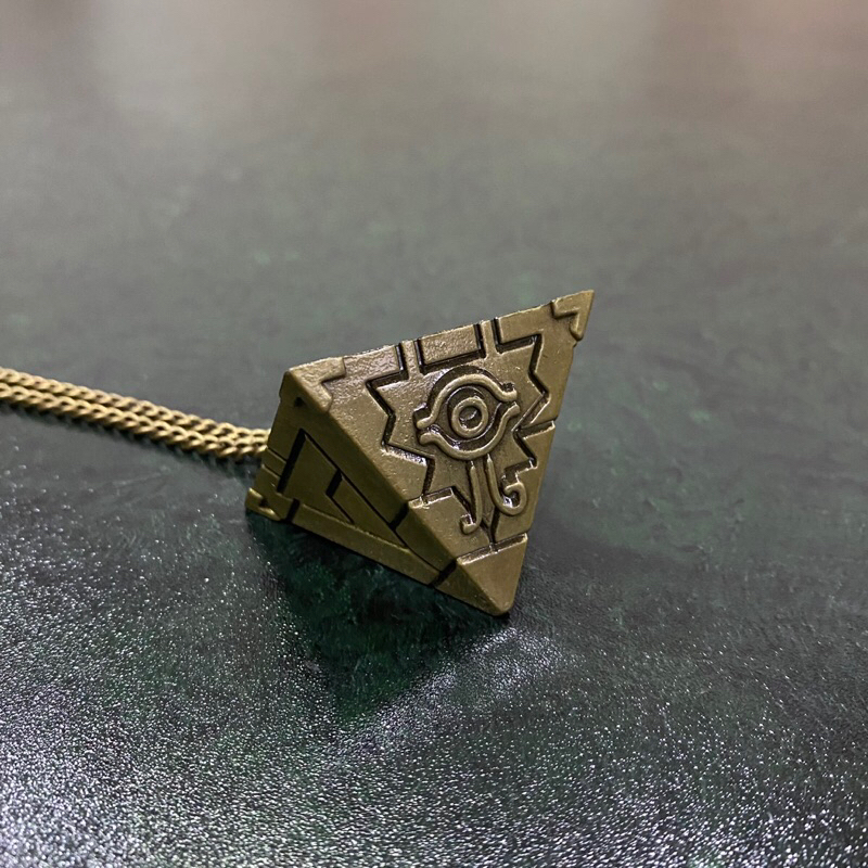 日版 遊戲王 千年積木 武藤遊戲 鋁合金 項鍊 墜飾 動漫 周邊 週邊 千年神器 歐美 嘻哈 黑暗大法師 千年輪 神之卡