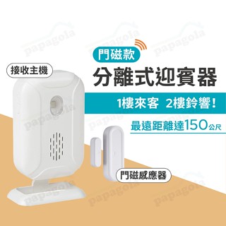[臺灣現貨] 迎賓感應器 迎賓門鈴 迎賓器 感應器 警報器 防盜警報器 叮咚門鈴 感應門鈴