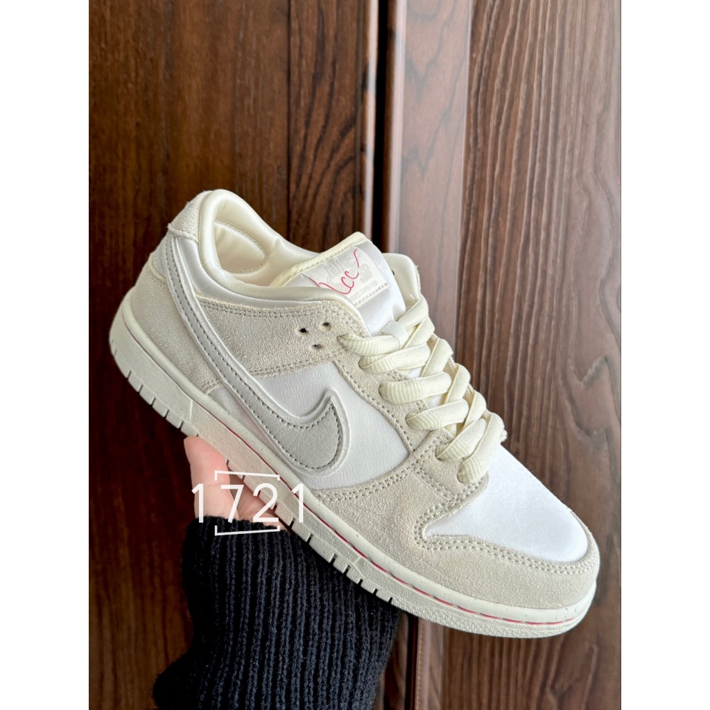 1721· ΝΙΚΕ SB Dunk Low “City of Love” 情人節限定 男女 米白 FZ5654-100