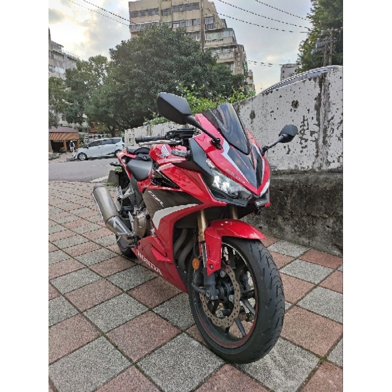 CBR500R PUIG 黑風鏡 比原廠好用