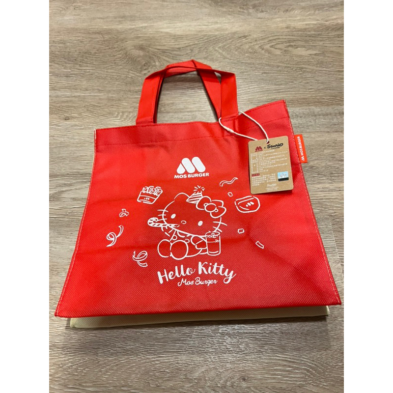 ［全新正品］現貨可立即出貨 MOS摩斯漢堡 三麗鷗 Hello Kitty聯名 OP 禮品袋 購物袋 袋子