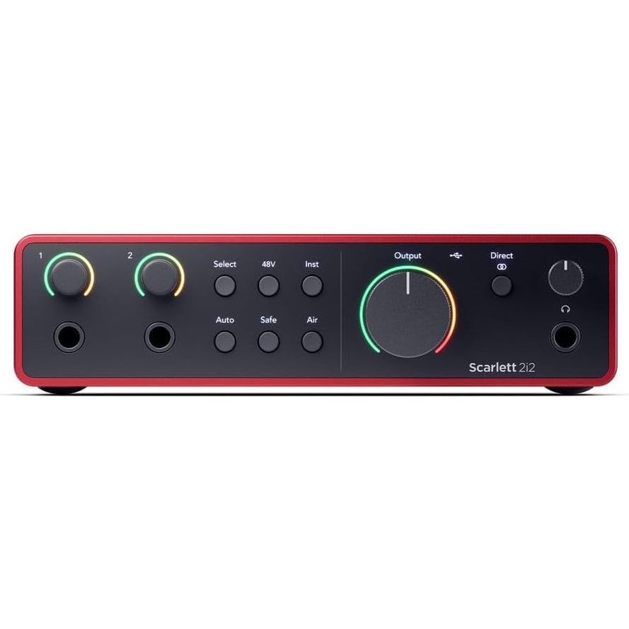 第四代 Focusrite Scarlett 2i2 ( 4th Gen ) USB 錄音介面 錄音盒