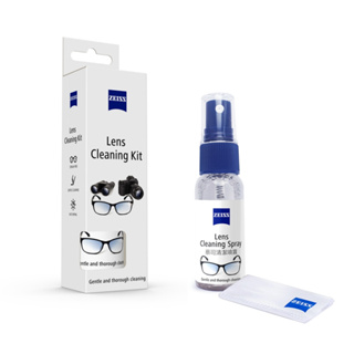 ZEISS蔡司 清潔噴霧 30ml【喬翊數位】Lens Cleaning Kit蔡司專業鏡面清潔液 含超細纖維布