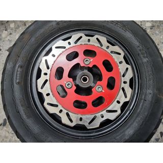 宏佳騰 AEON OZ 125 前輪框 碟盤 前輪 鋁圈 原廠 二手 中古 殺肉 零件