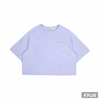 ADIDAS 女 圓領T ESS T-SHIRT 淺藍 -IS2750