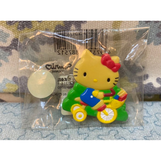 Hello kitty凱蒂貓騎腳踏車 別針 早期年代收藏品 絕版品