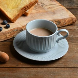 Shush Grace 美濃古點 杯盤組 咖啡杯組 下午茶杯盤組 美濃燒 杯盤組 茶杯 咖啡杯 235ml[美學生活]
