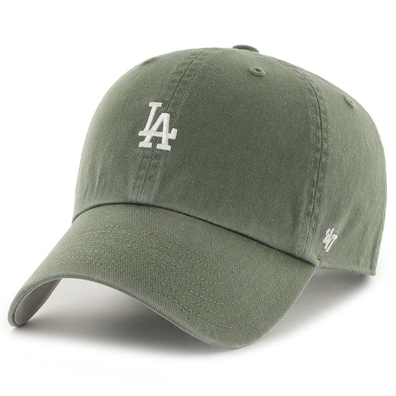 【'47 Brand】MLB LA BASE RUNNER CLEAN UP 洛杉磯道奇 老帽 棒球帽 (墨綠x白字)