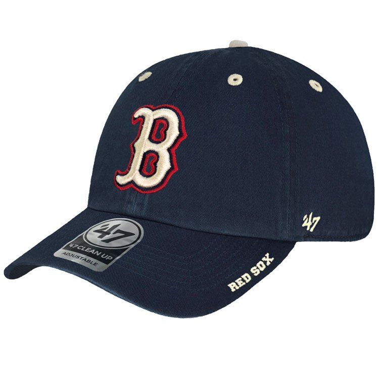 【'47 Brand】MLB BOSTON RED SOX CLEAN UP CAP 波士頓紅襪 老帽 棒球帽 (深藍)