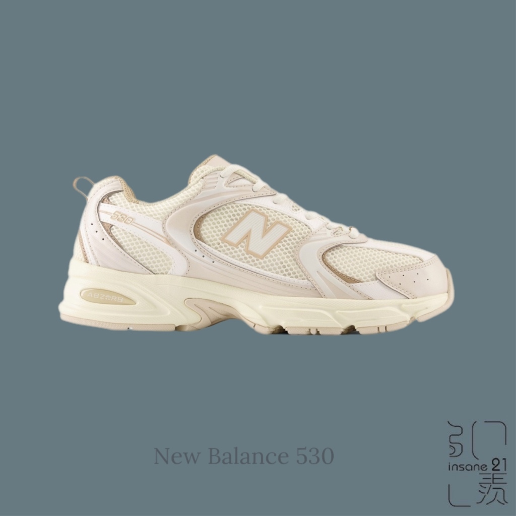 NEW BALANCE 530 復古 奶油底 米杏 中性款 MR530AA 【Insane-21】