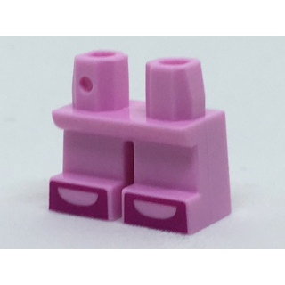 【小荳樂高】LEGO 第17代人偶包 7號 淡粉紅色 蝴蝶女孩 腳/下半身 (71018) 41879pb008