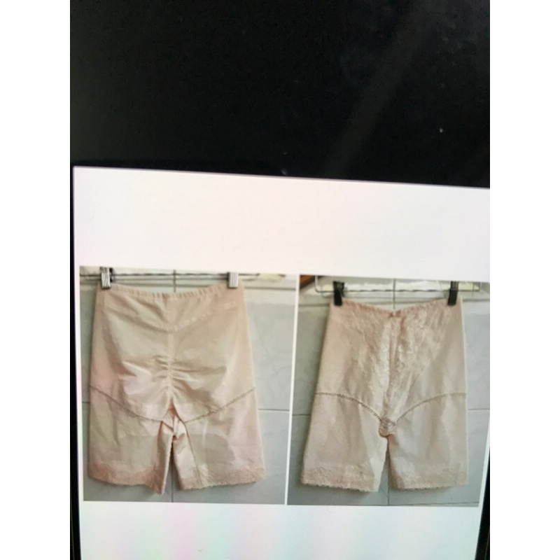 粉色束身衣褲（日本製)尺寸：76(XL)