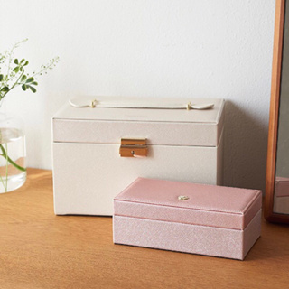 ／部分現貨／Afternoon Tea 花朵綴飾珠光首飾盒 兩尺寸 三色 珠寶盒 飾品收納盒 日本進口